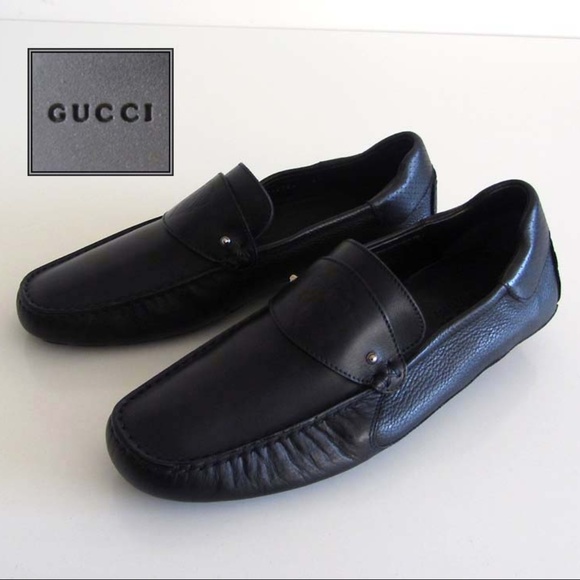 mens black gucci trainers